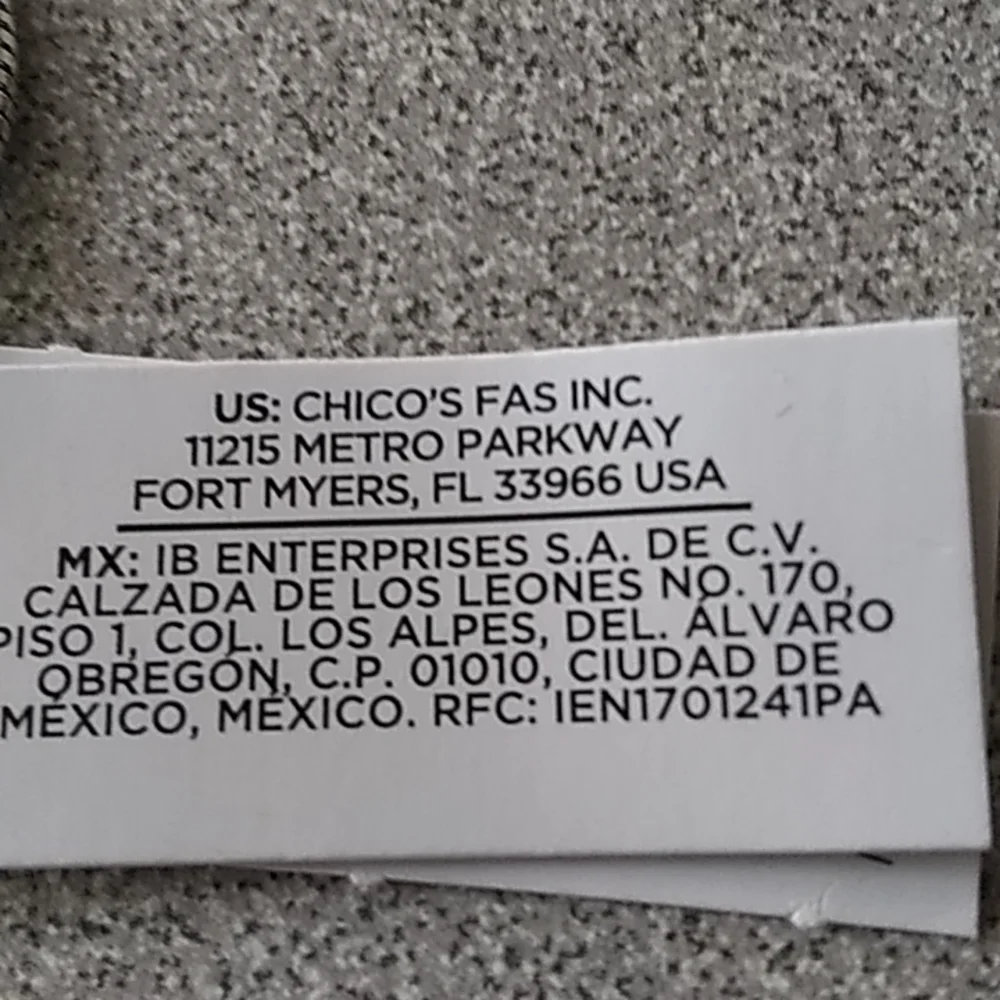 Chicos faux pink pearl and silver necklace. - Picture 12 of 12